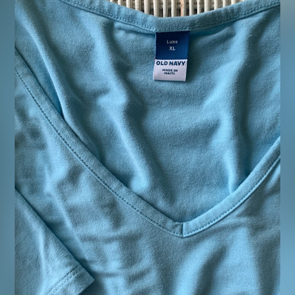 Old Navy Sky Blue Crew Neck Tee